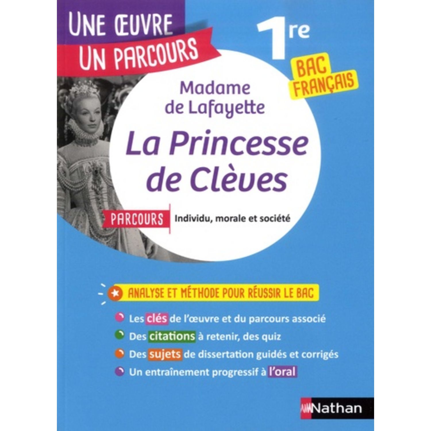 Dissertation Princesse De Clèves Bac 2020 La princesse de Clèves. Avec le parcours Individu, morale et société ,  Madame de Lafayette pas cher - Auchan.fr