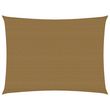Voile d'ombrage 160 g/m^2 Taupe 3,5x5 m PEHD