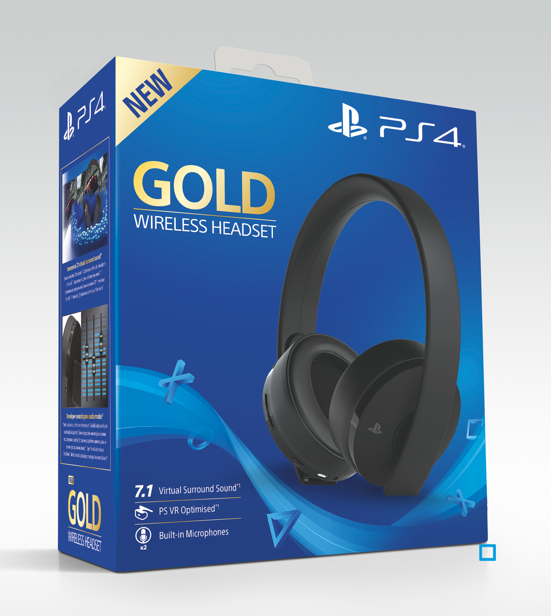 Casque sans fil Sony Gold Blanc pour PS4