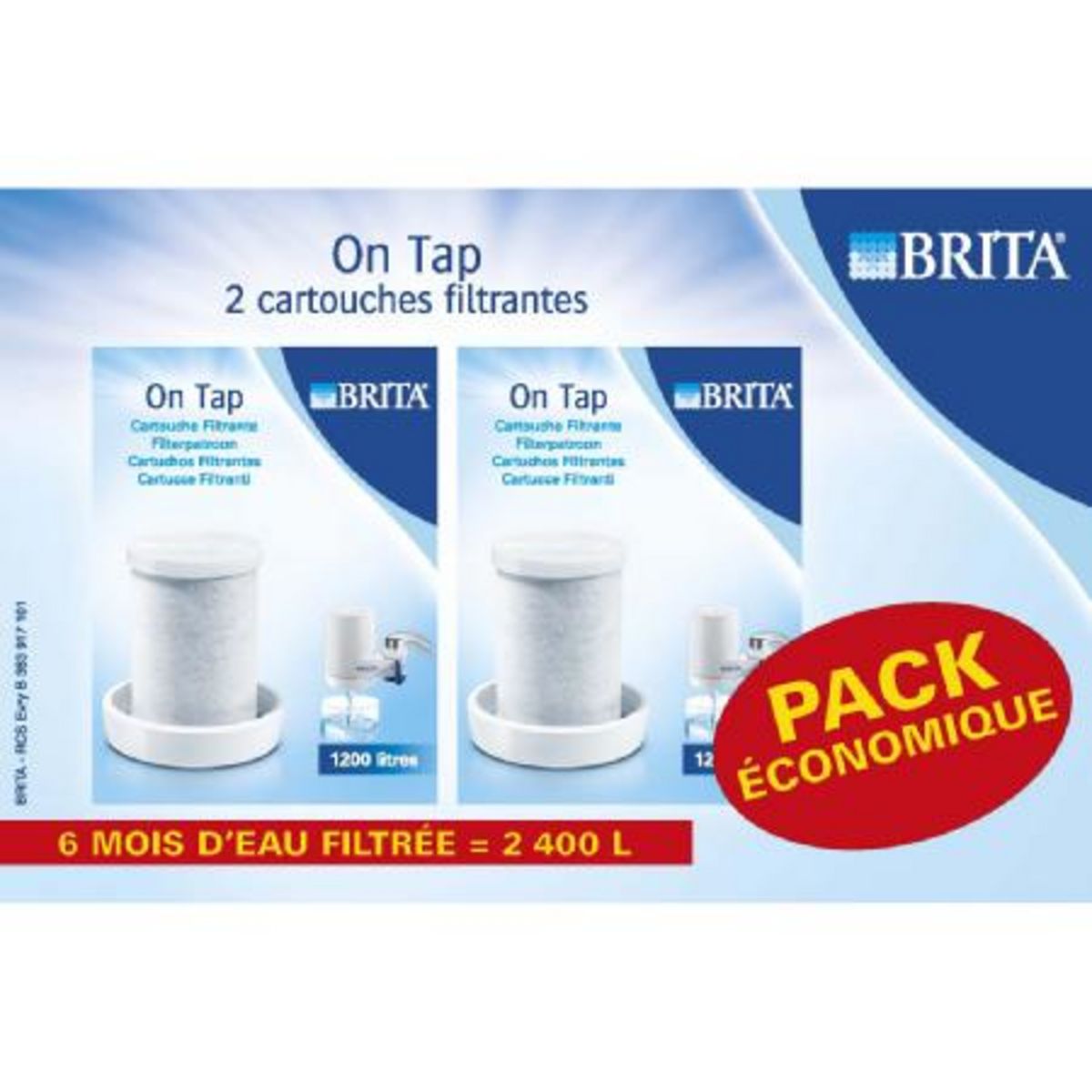 Cartouche filtrante BRITA maxtra pro all in 1 pack de 4, Boulanger