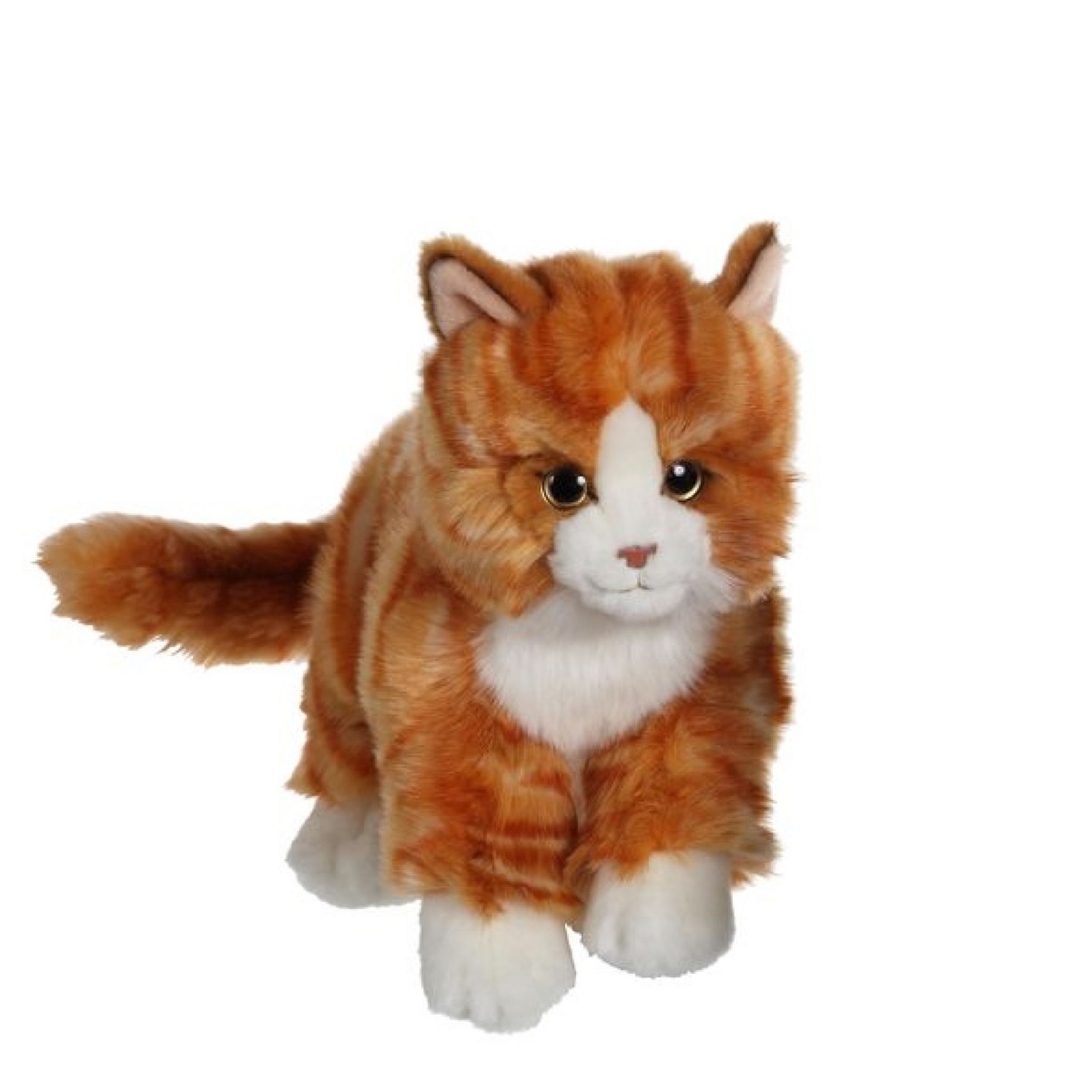 Peluche - Gipsy Toys - Chat mimiz - 28cm - Roux/Blanc orange - Gipsy