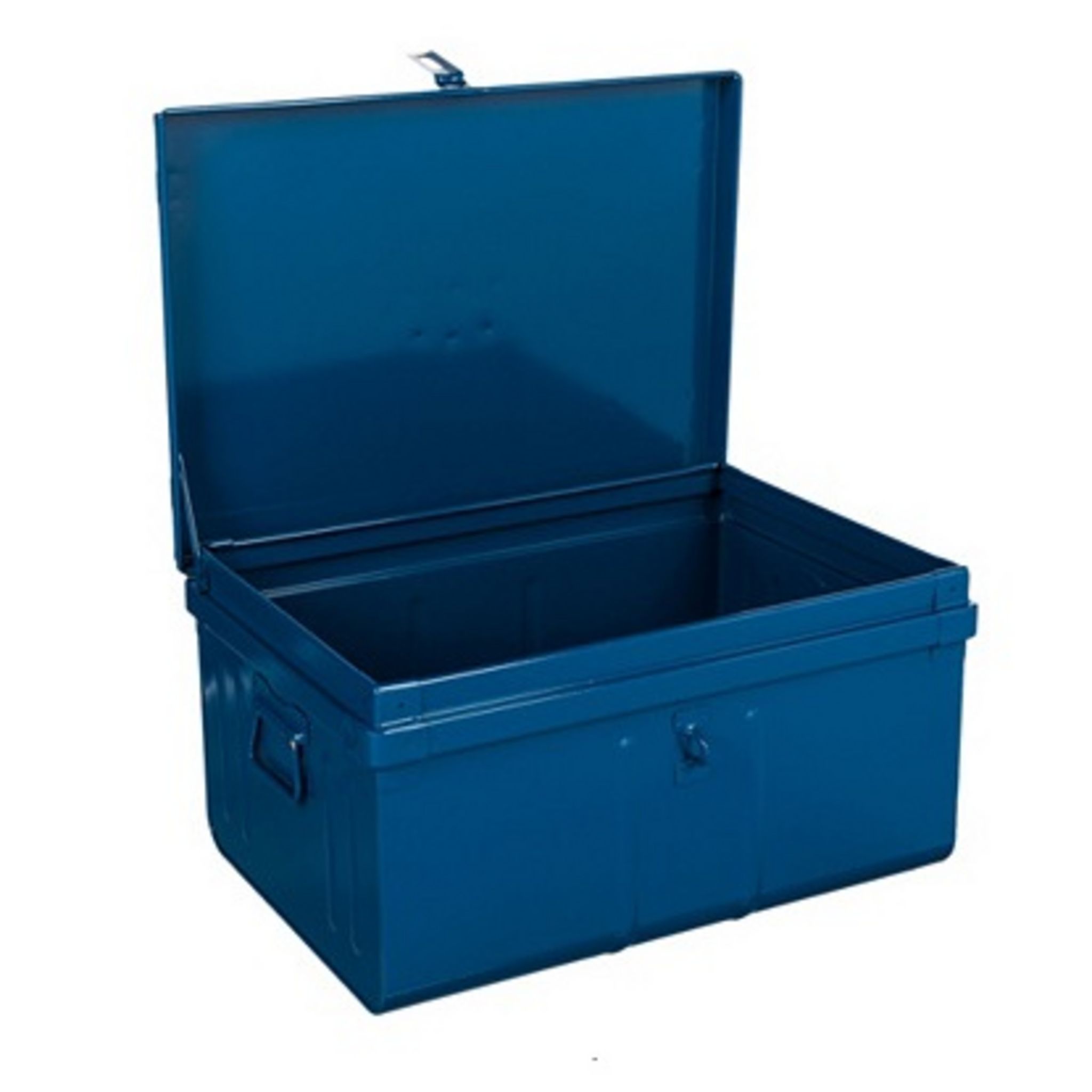 Coffre de rangement métal 52 cm - coloris bleu - SNOR PIERRE HENRY -  Mr.Bricolage