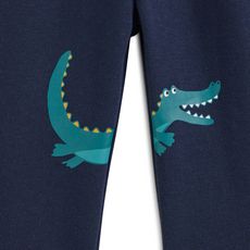 IN EXTENSO Pantalon molleton crocodile bébé garçon (Bleu marine )