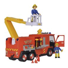 SMOBY Camion interactif Jupiter + figurine - Sam le pompier 