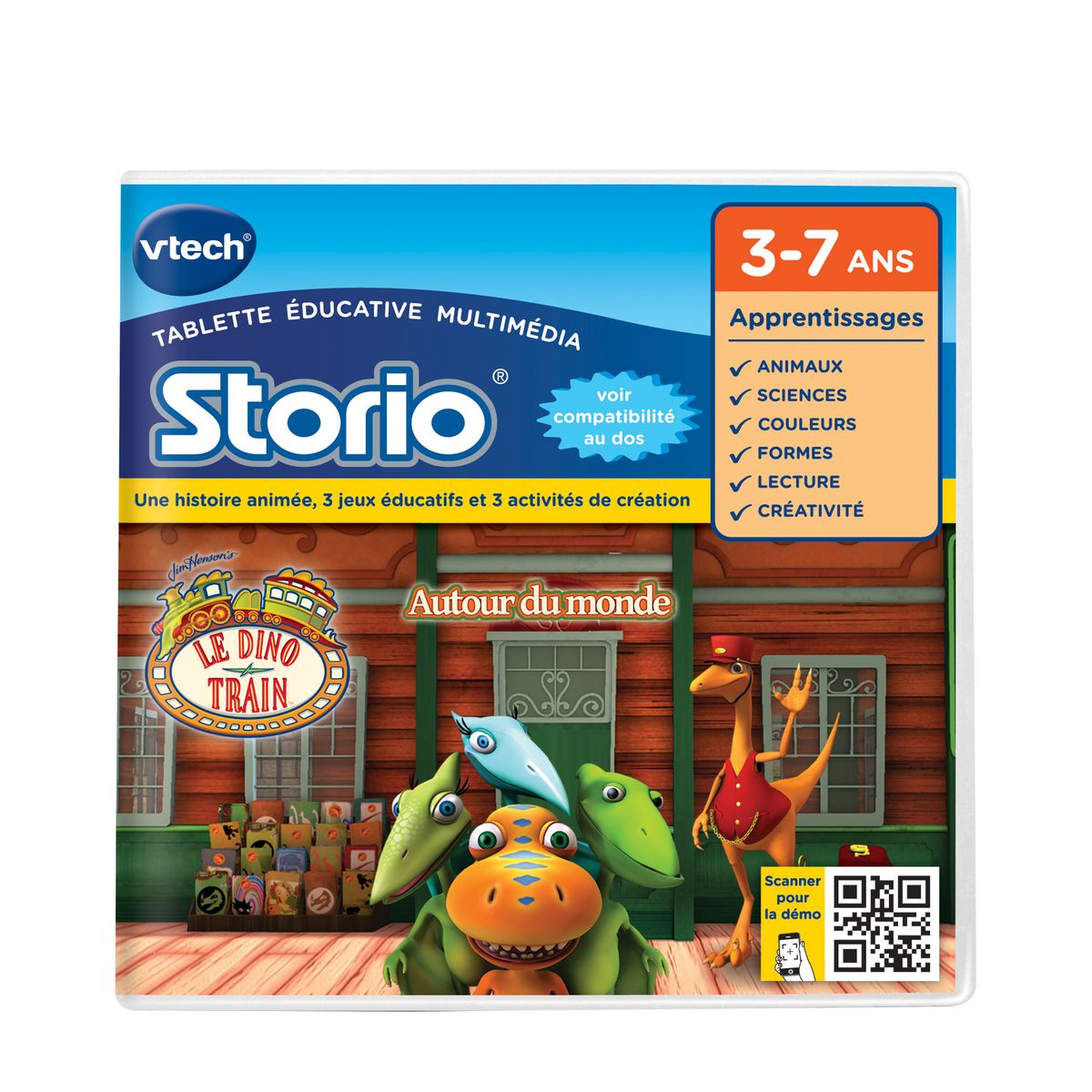 VTECH Jeu Storio Le Dino Train pas cher 