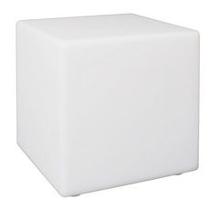 Lampe Cube d'Extérieur  Télécommande  25cm Blanc