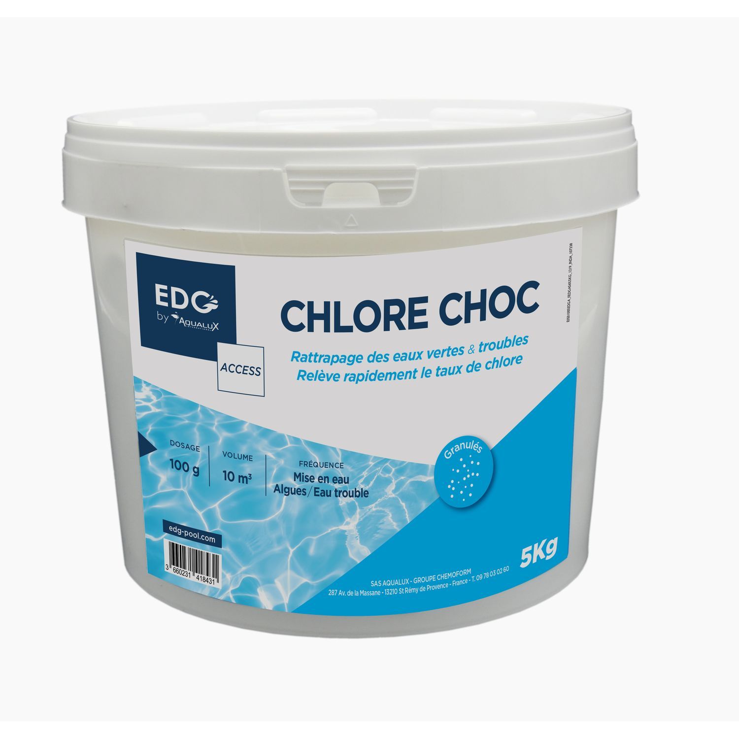 ACCESS Chlore choc granule 5kg pas cher 