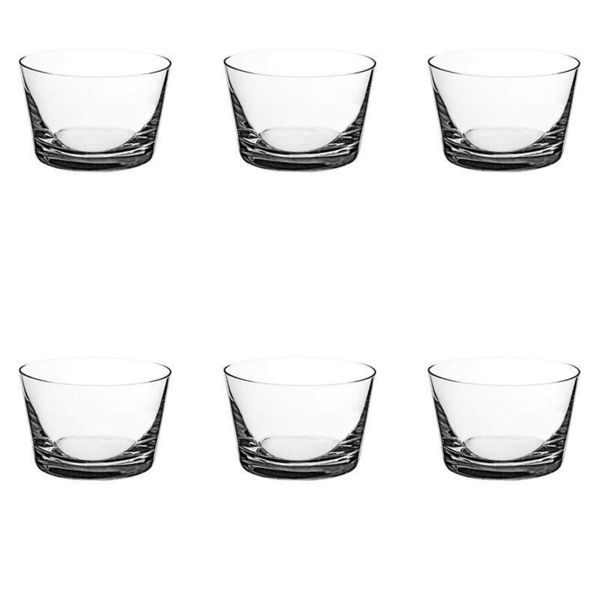 Lot de 6 Verrines en Verre Amira 15cl Transparent pas cher 