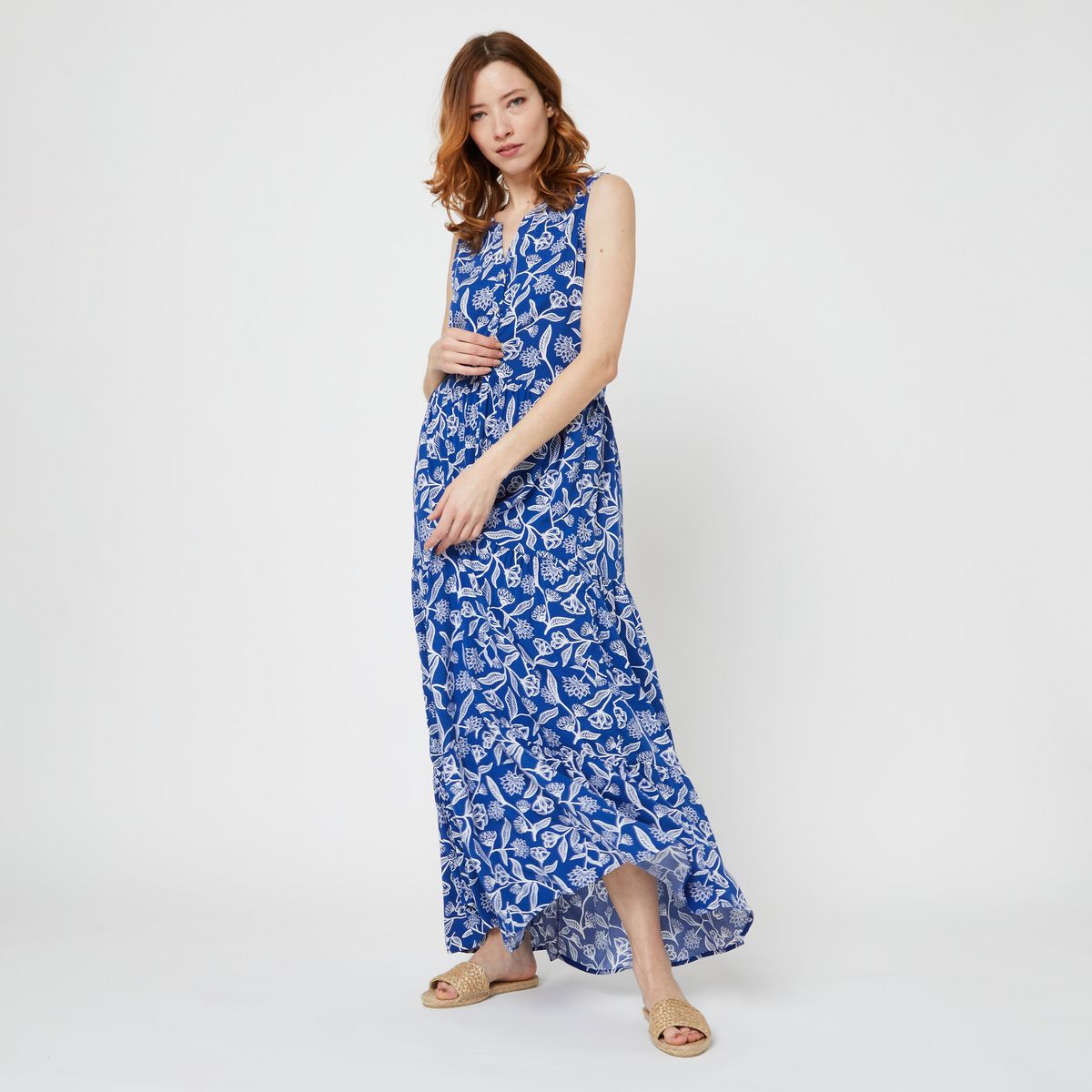 INEXTENSO Robe Bleu femme pas cher Auchan