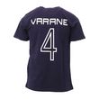 FFF Varane T-Shirt Marine/Rouge Enfant Équipe de France. Coloris disponibles : Bleu