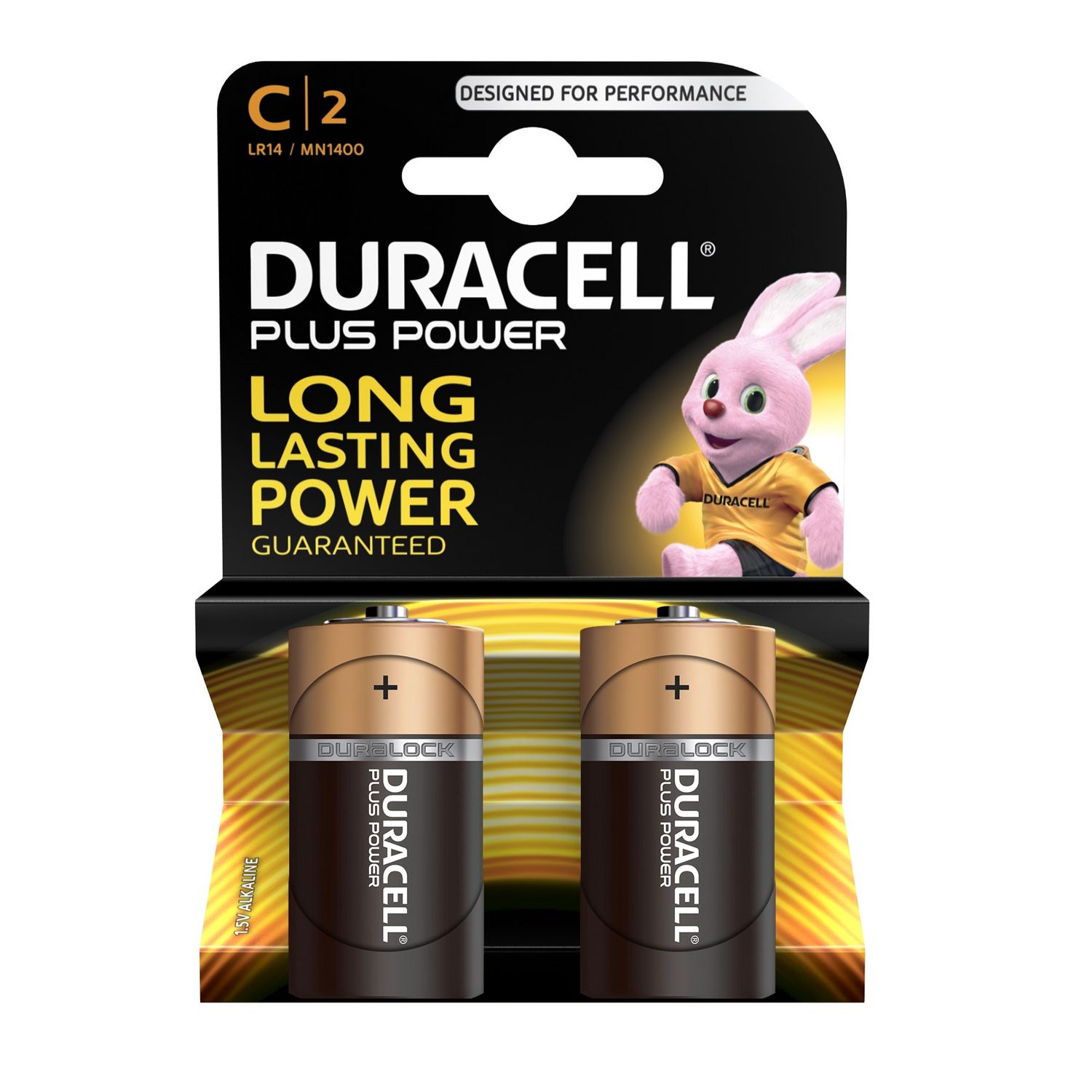 Pack de 2 piles Duracell C Plus LR14 - Piles - Achat & prix