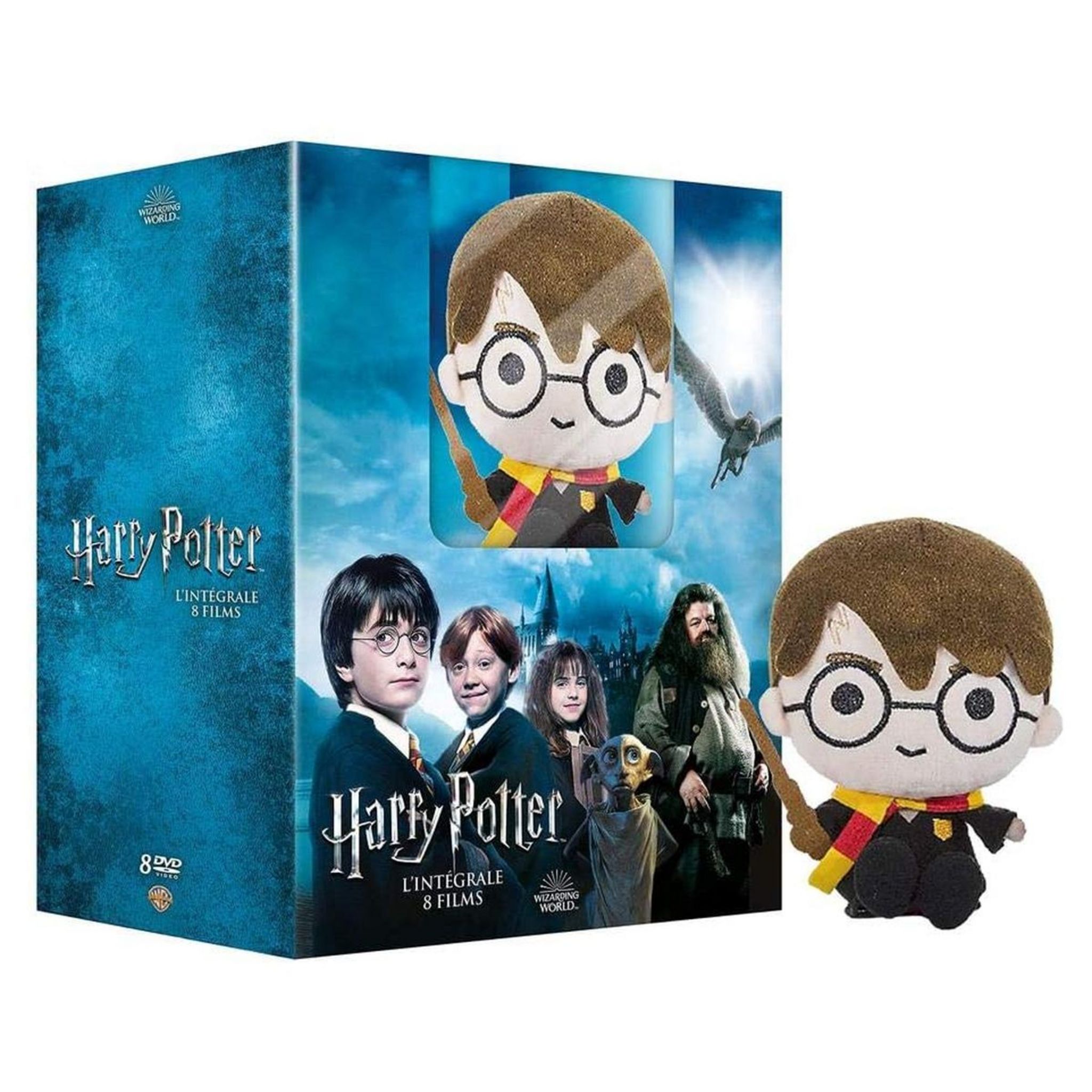Coffret Harry Potter 1 à 7 Porte clé Hermione DVD pas cher 
