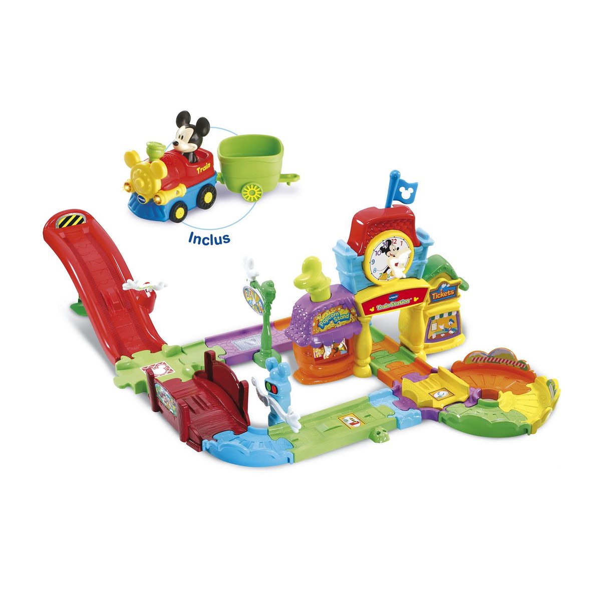 VTECH Tut tut bolides le circuit train interactif - Mickey pas