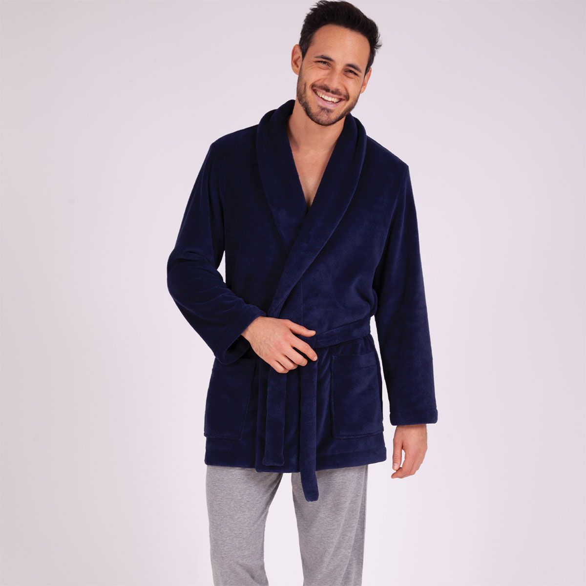 Robe de best sale chambre homme auchan