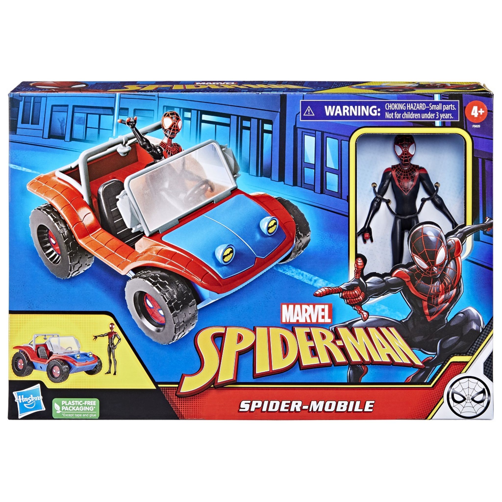 Voiture et figurine Spiderman