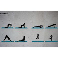 Avento Tapis de fitness/yoga Mousse NBR Bleu