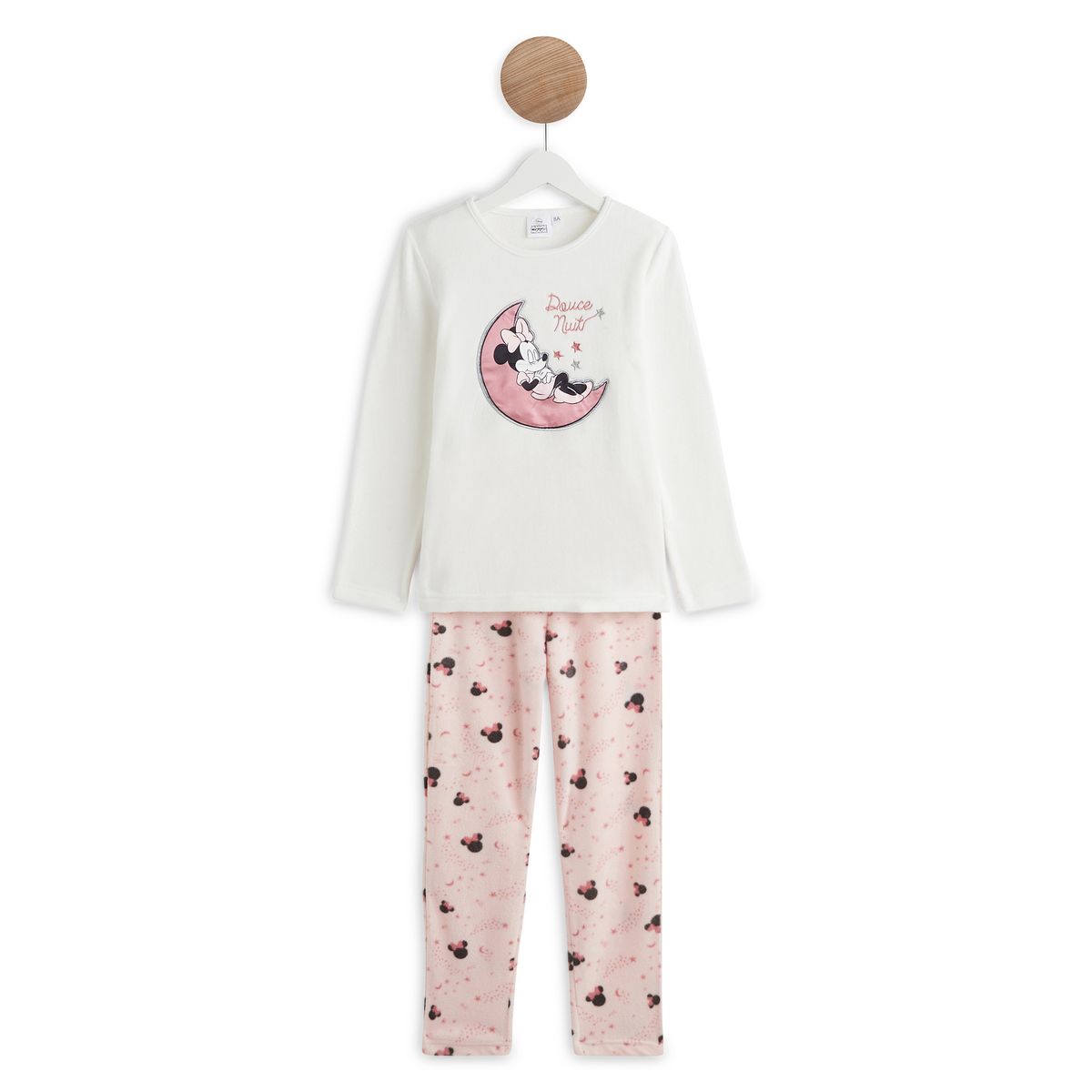 MINNIE Ensemble pyjama polaire lune fille pas cher Auchan