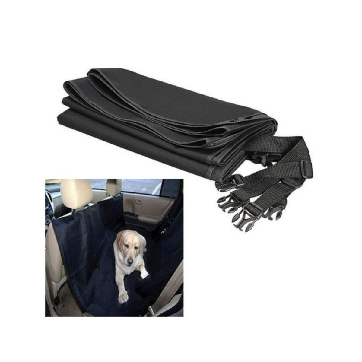  Couverture de protection pour voiture chien chat noir