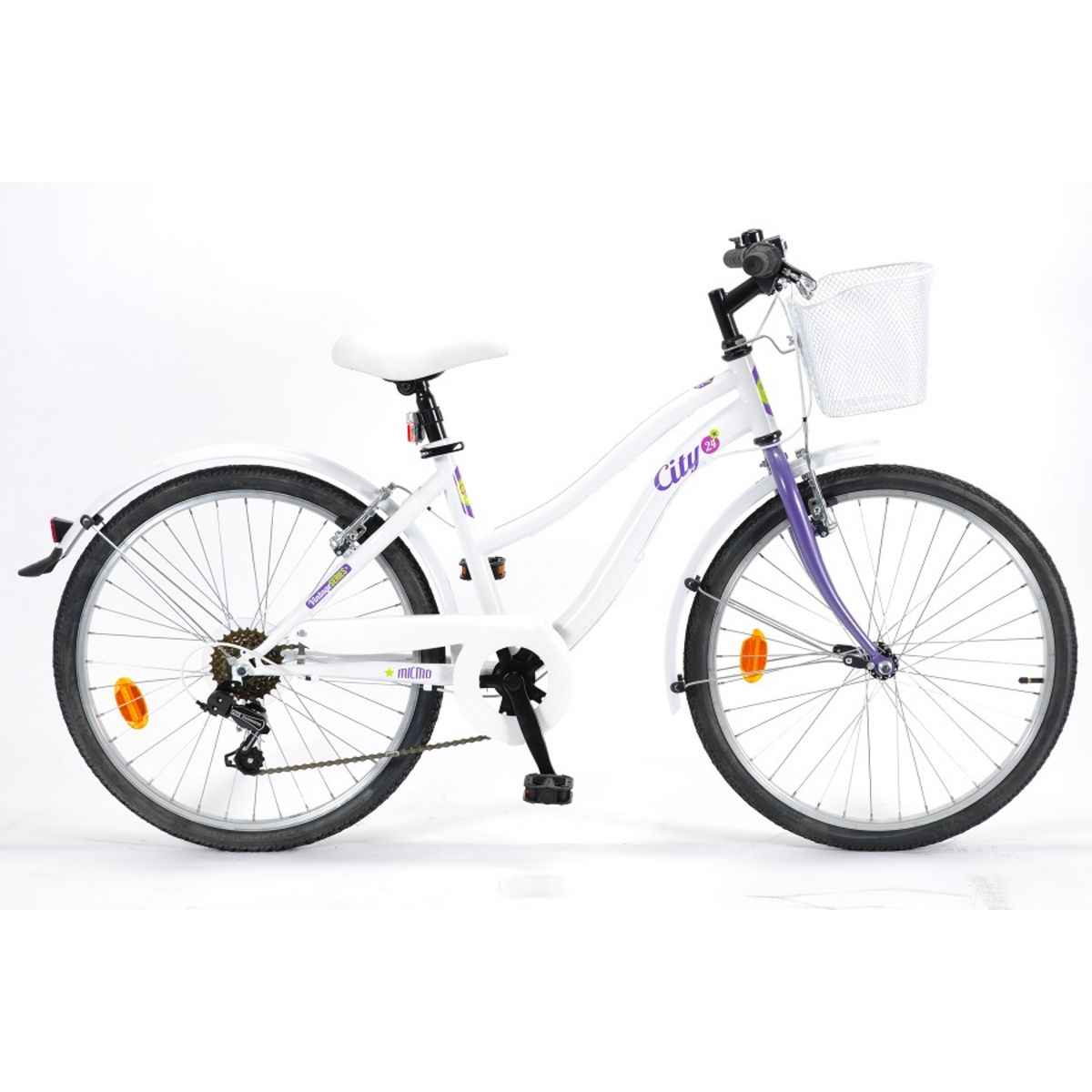 Velo fille 24 discount pouces avec panier