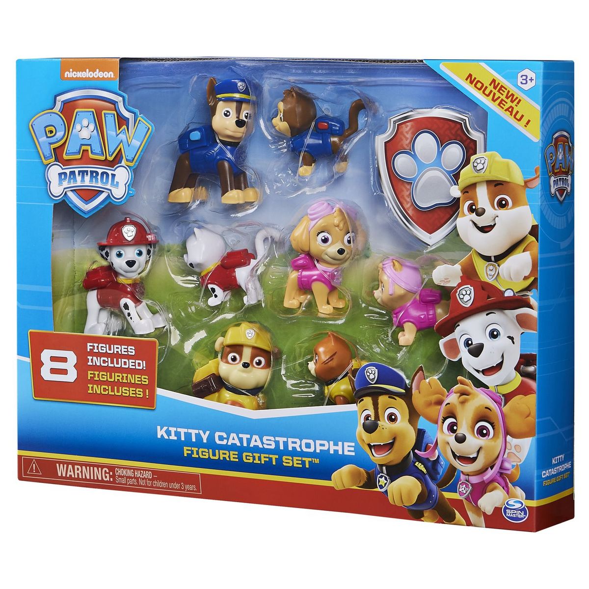 Paw Patrol – Action Pack – Stella – Figurine Sac à Dos et Badge : Spin  Master: : Jeux et Jouets