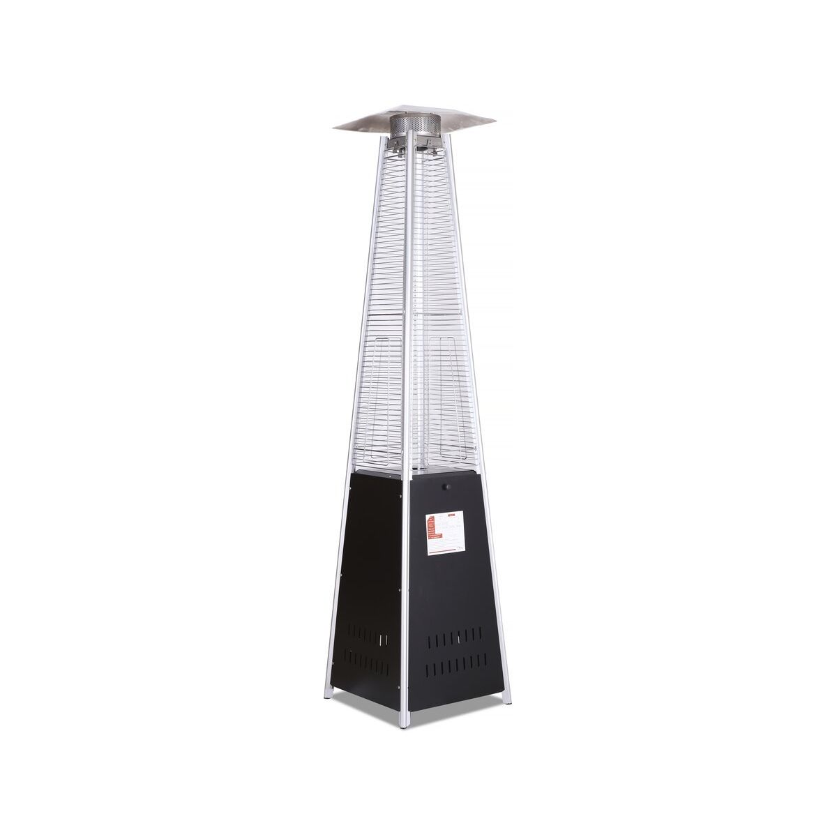 Habitat et Jardin Parasol chauffant gaz  Kheops  13 KW - Noir