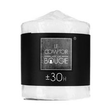 Bougie Ronde  Basic  9cm Blanc