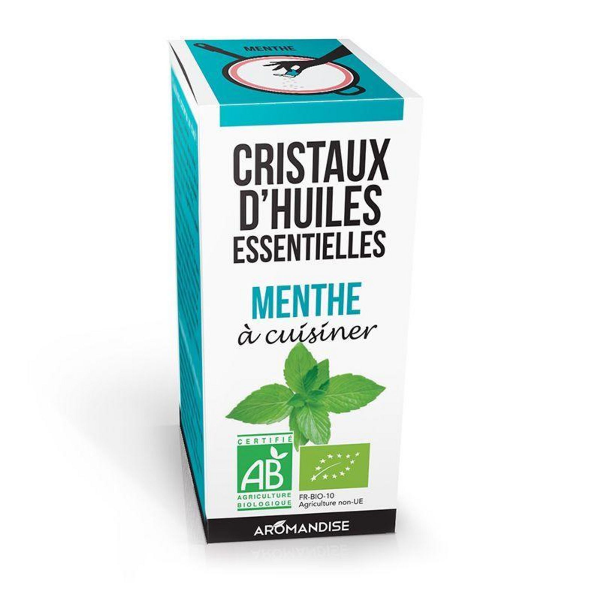 Aromandise Cristaux d'huiles essentielles - Menthe 10 g pas cher 