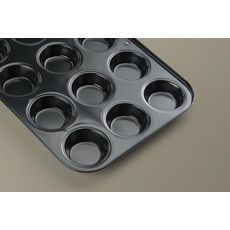 Moule à muffins revêtement anti-adhésif - 32 x 24 cm - Convient aux fours