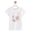 IN EXTENSO T-shirt manches courtes sirène fille. Coloris disponibles : Blanc