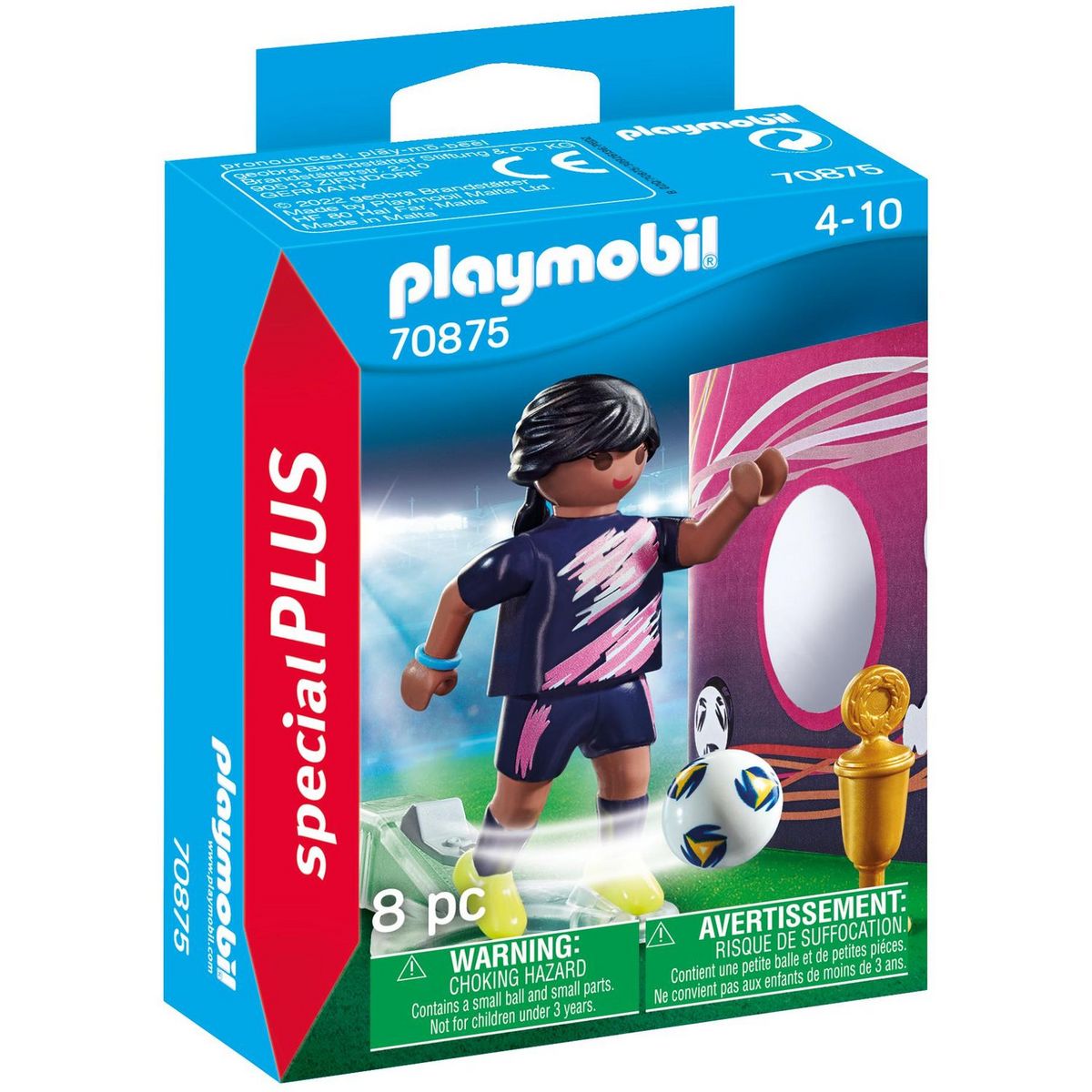 PLAYMOBIL 70875 - Special Plus Joueuse de Football
