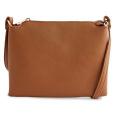 IN EXTENSO Sac à main beige camel double poches femme