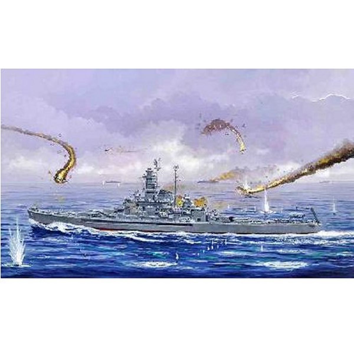 Trumpeter Maquette bateau : Cuirassé USS BB-57 South Dakota 1945