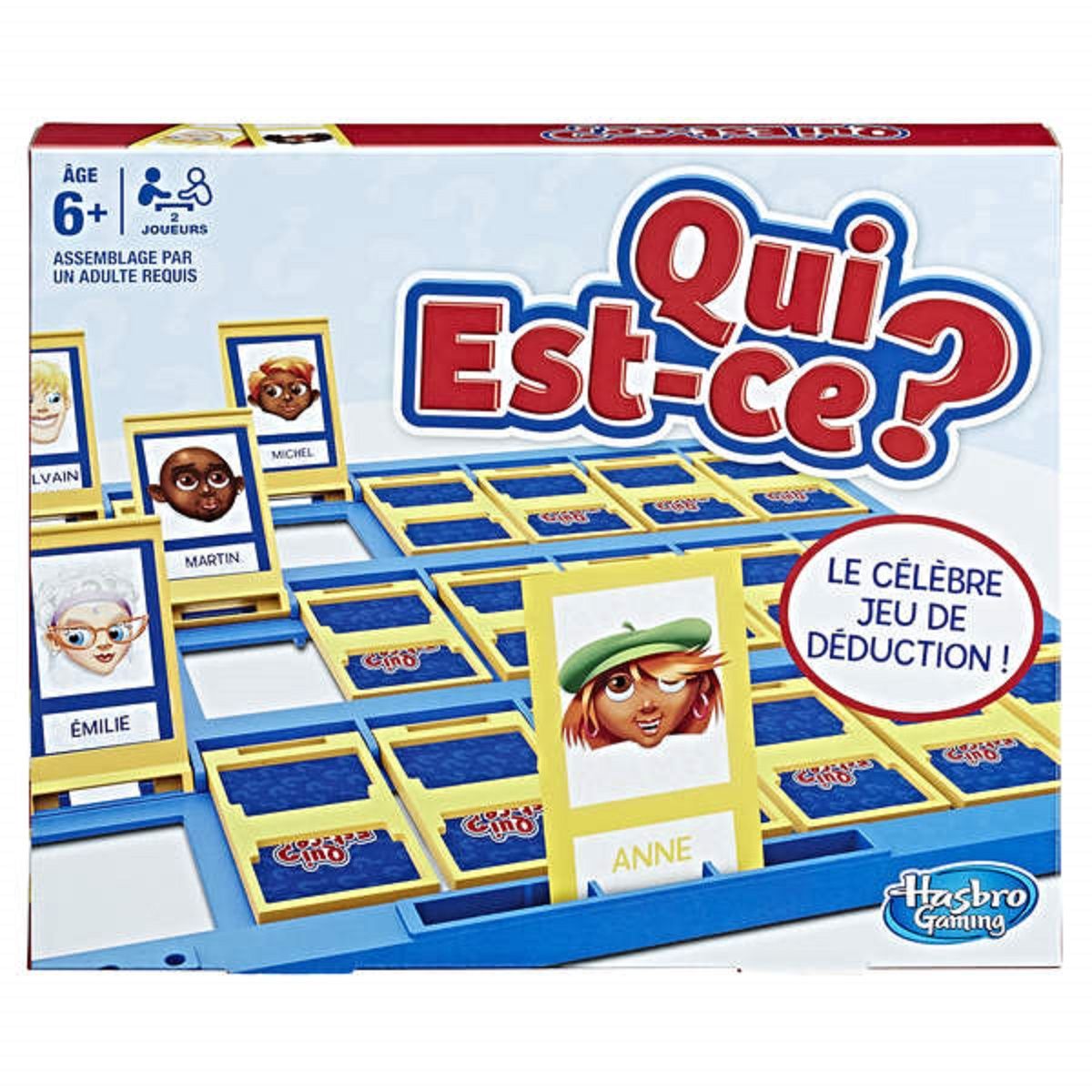 Qui est-ce ? Jeu de societe pour enfants - Jeu de plateau - Version  francaise