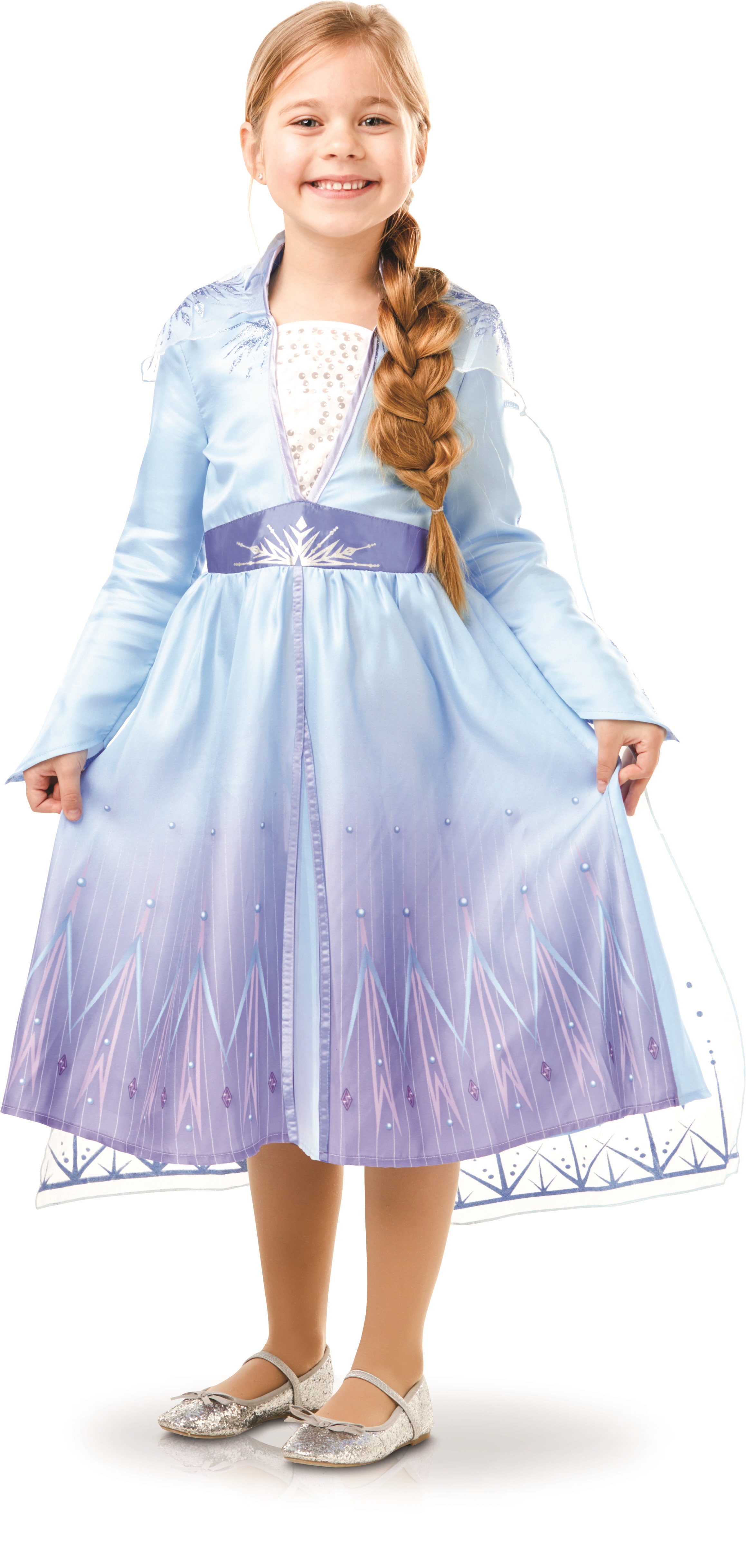 Déguisement classique Elsa taille 3/4 ans - La reine des neiges