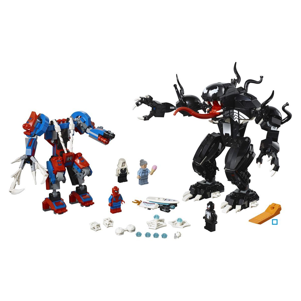 LEGO Marvel 76115 - Le robot de Spider-Man contre Venom pas cher 