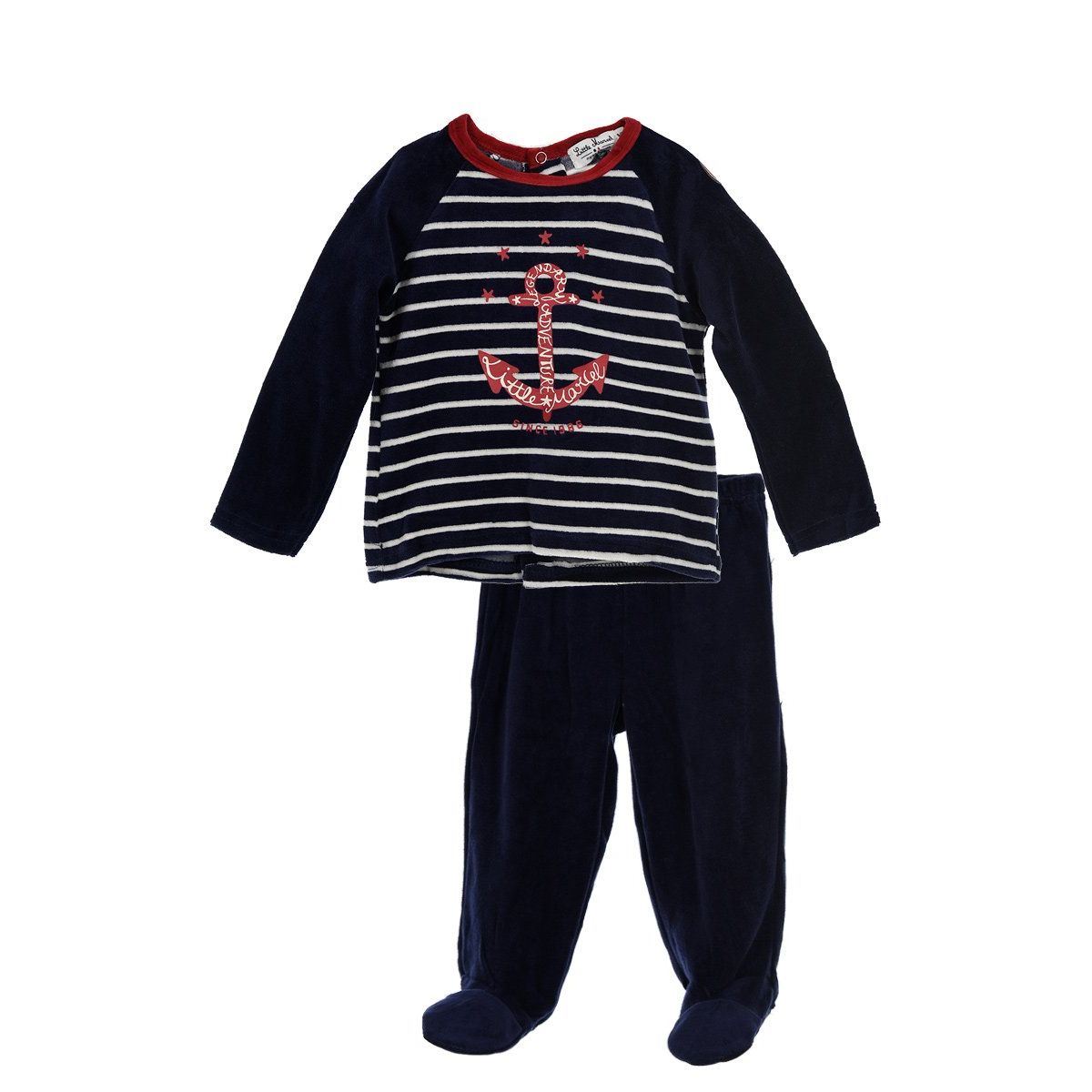kiezen Schiereiland Omgaan little marcel Pyjama velours 2 pièces bébé garçon pas cher à prix Auchan