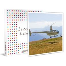 Smartbox Coffret Cadeau - Initiation au pilotage d'un hélicoptère autour de Grenoble -