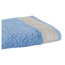 ACTUEL Maxi drap de bain fantaisie en coton 450 g/m² (Bleu)