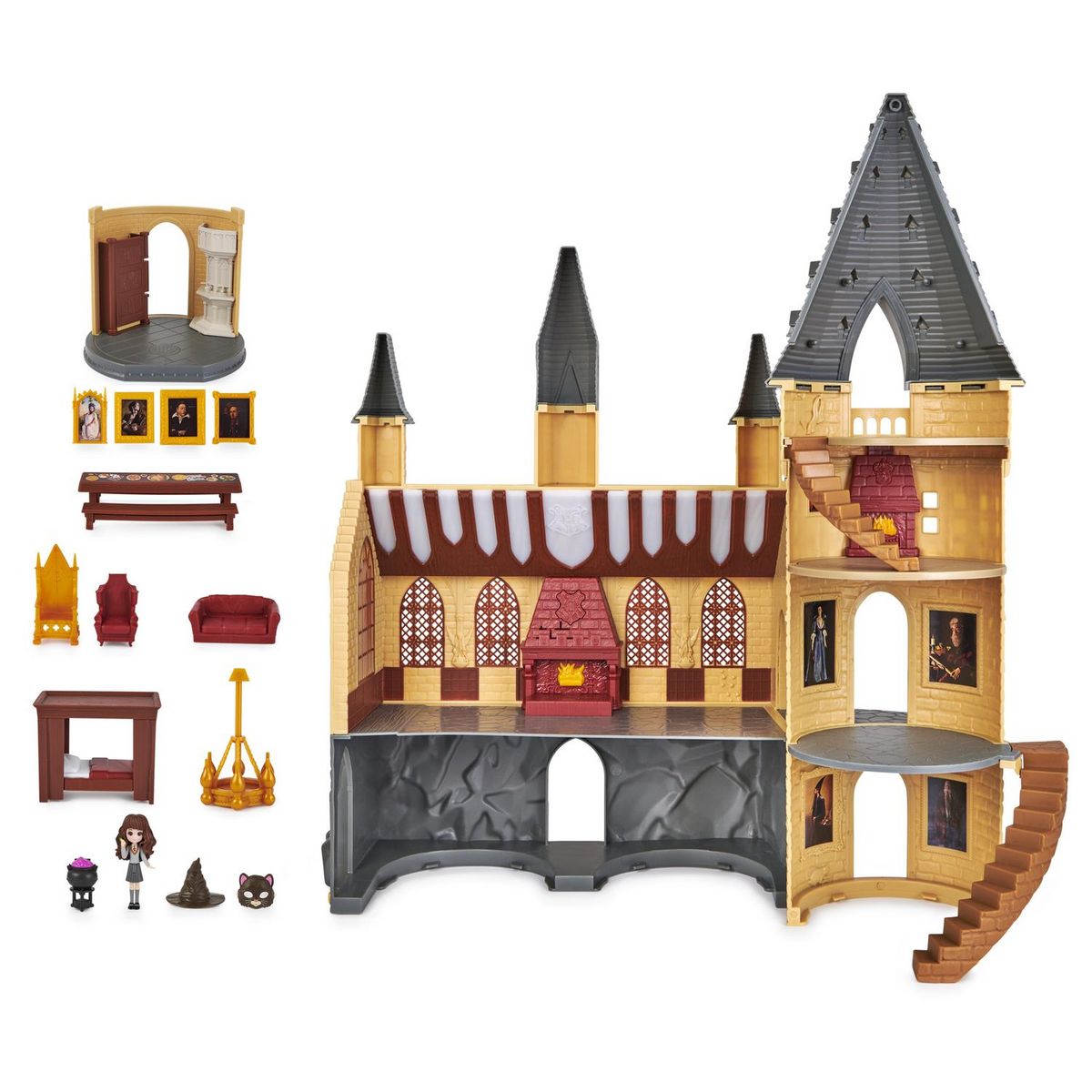 SPIN MASTER Figurine - Château Poudlard magique mini - Wizarding World pas  cher 