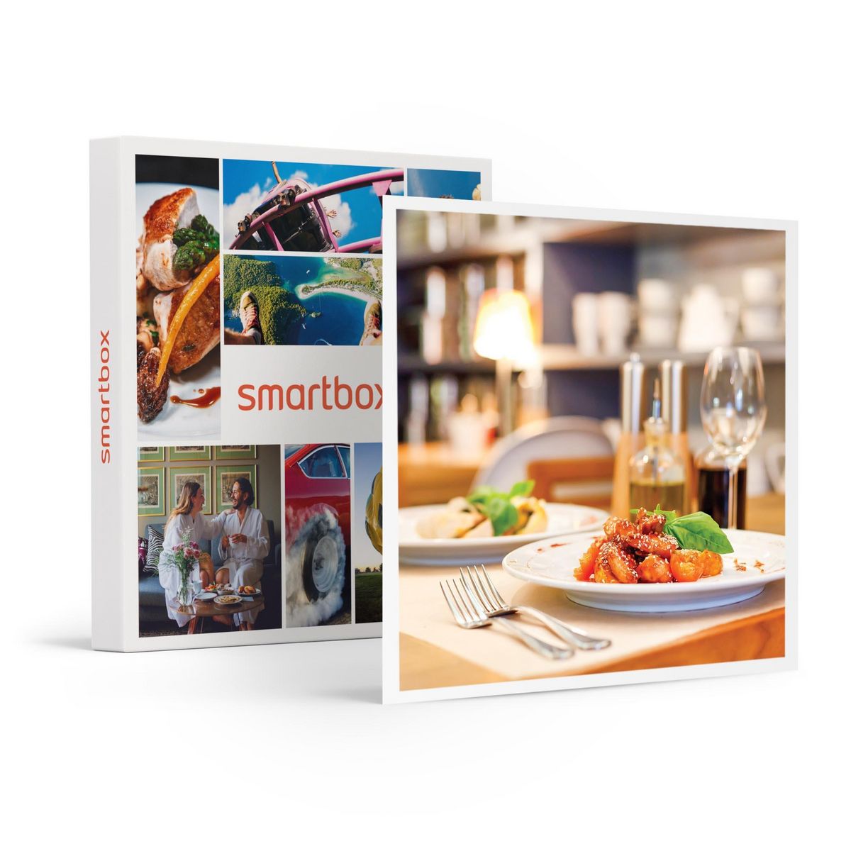 Smartbox 1 dîner en duo avec 3 plats et boissons comprises - Coffret Cadeau Gastronomie