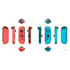 Manettes Joy-Con Nintendo Switch Bleue et Rouge