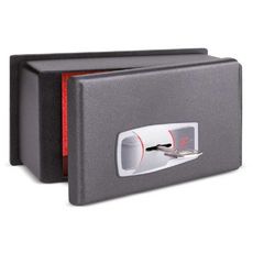 TECHNOMAX Mini coffre-fort pour voiture - Clé à double panneton - 1.6 L