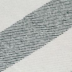 Couverture Coton Rayures 125 x 150 cm Vert fonce