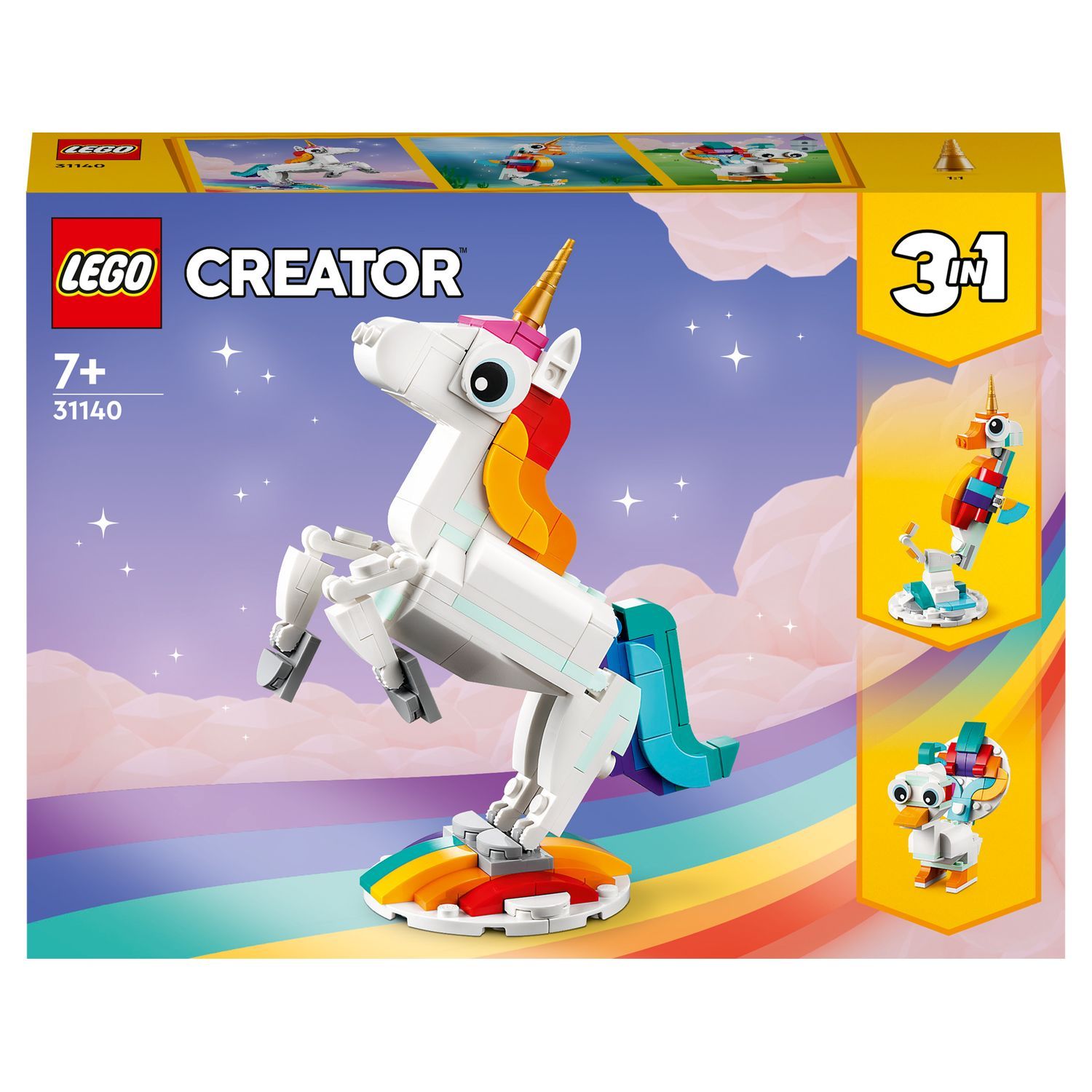 LEGO Creator 31133 Le lapin blanc, Jouet avec Animaux, dont Figurines de  Poisson, Phoque et Perroquet pas cher 