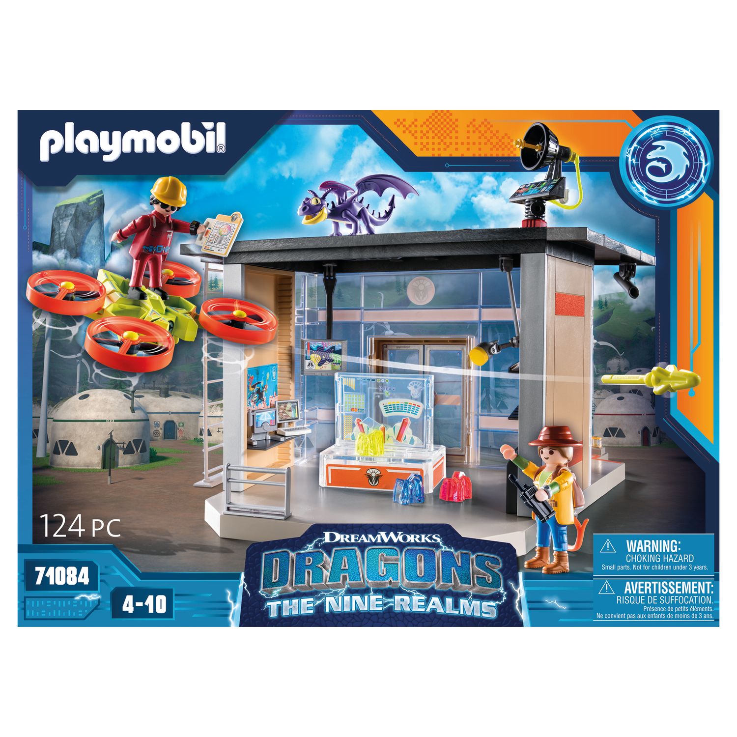 playmobil 71084 dragons nine realms: icaris lab