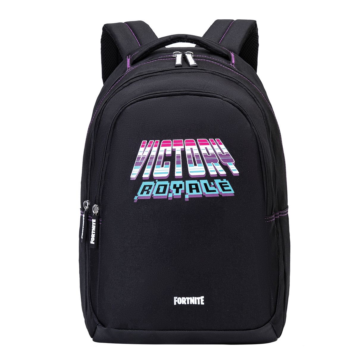 Sac dos 2 compartiments noir FORTNITE VICTORY ROYALE pas cher