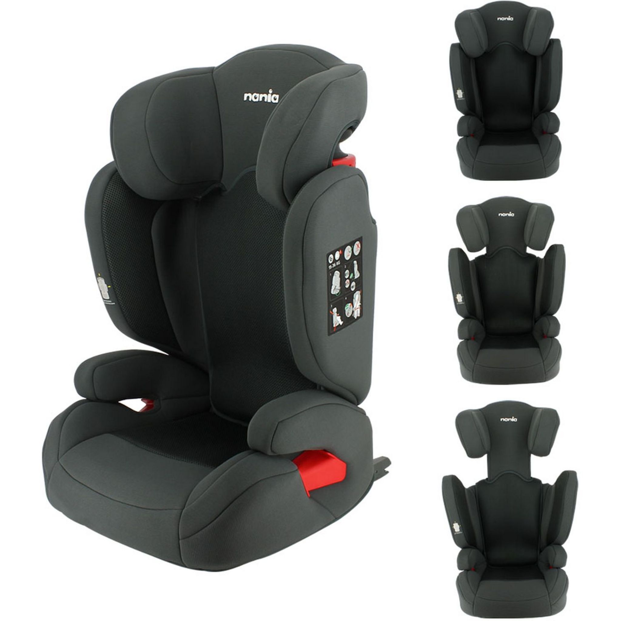 Siège auto rehausseur enfant Evolutif FLASH Isofix et/ou ceinture