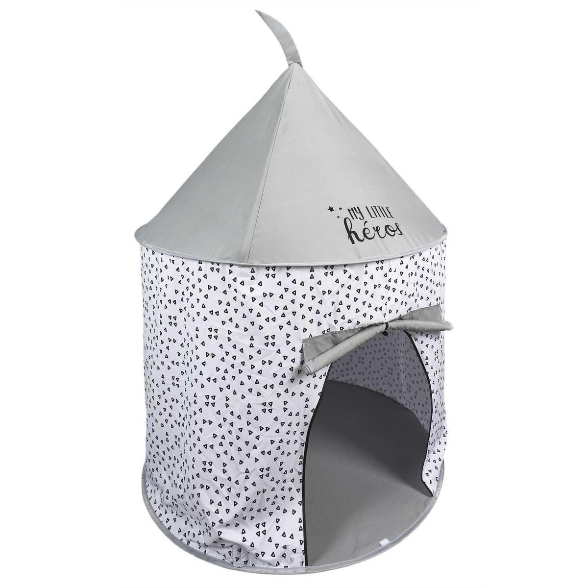 TOILINUX Tente pliable pour enfant Diam. 100 cm - Gris