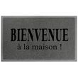 Paris Prix Tapis d'Entrée  Maison  45x75cm Gris & Noir
