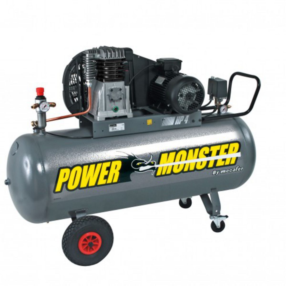 MECAFER Compresseur Power Monster Triphasé 200L - 4CV - 10bars pas cher 